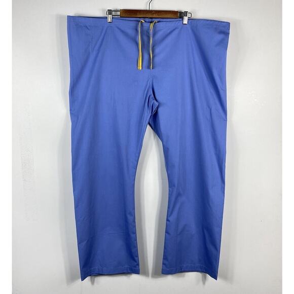 Spread Good Cheer Wonderwink Unisex Size 2XL Origins Scrub Pants Light Blue 5006 - Picture 1 of 4